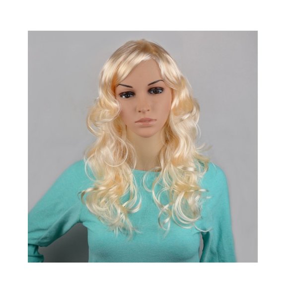 Wavy Blonde Hair Wig - Chest Length - Picture 6 of 9
